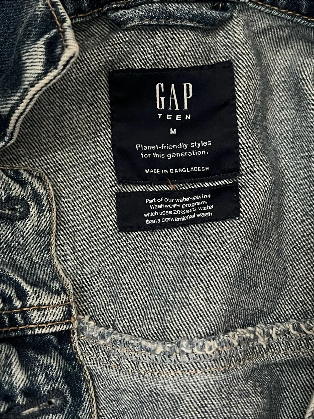 GAP Teen Light Blue Denim Jacket
